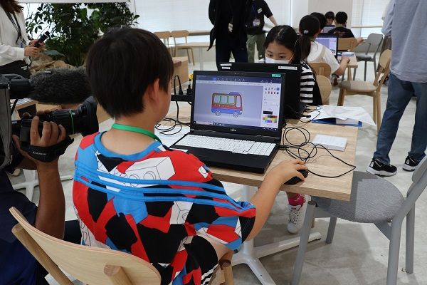 システムで使うバスアイコンの色付け